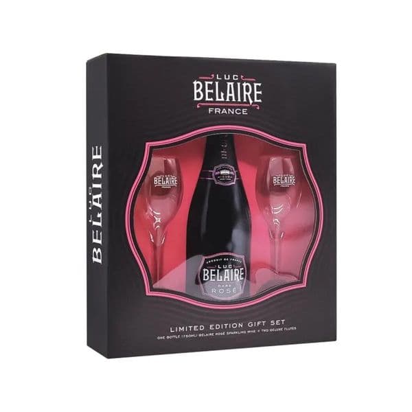 Luc Belaire Sparkling Rose Gift Set 70cl | Buy Online Now!