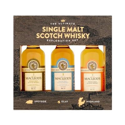 Macleods | 3 x | Ultimate Single Malt Scotch Whisky Exploration Set | 40% | 50ml