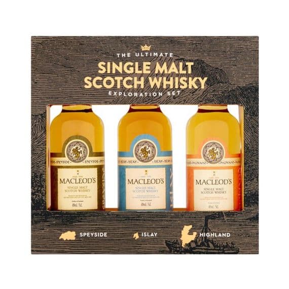 Macleods | Ultimate Single Malt Scotch Whisky Exploration Set | 40% | 50ml | Buy Online Now!