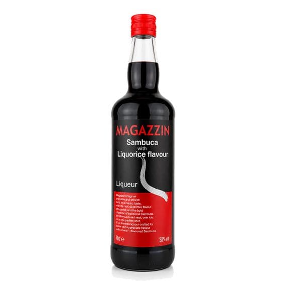 Magazzin | Liquorice Flavour | Sambuca | 38% | 70cl | Buy Online Now!