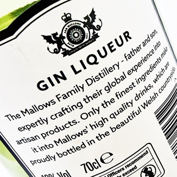 Mallows Apple & Cinnamon Gin Liqueur 70cl | Buy Online now!