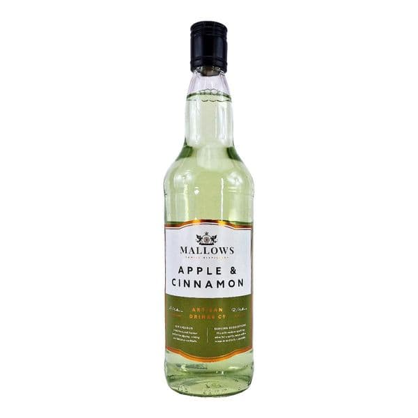 Mallows Apple & Cinnamon Gin Liqueur 70cl | Buy Online now!