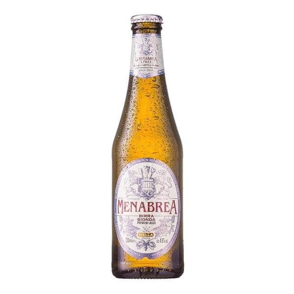 Menabrea Lager Bottles 24 x  330ml Case | Buy Online Now!