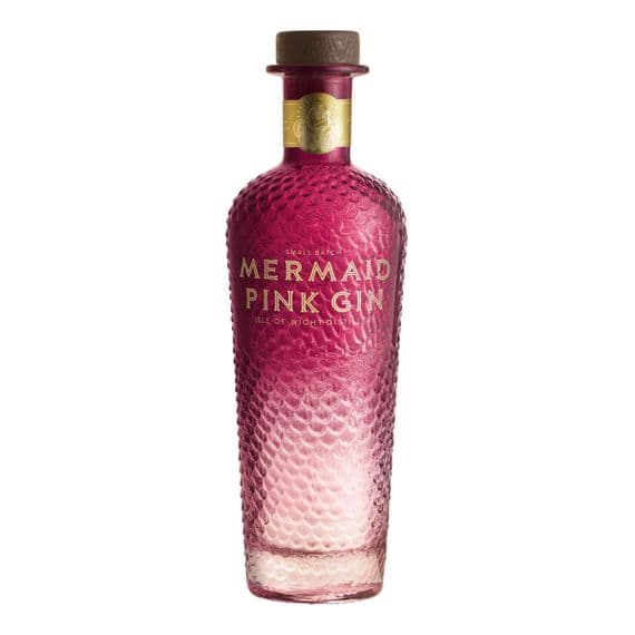Mermaid | Isle Of Wight | Pink Gin | 38% | 70cl | Buy Online Now! | UK's Cheapest!