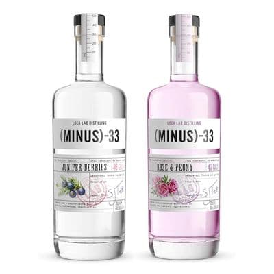 Minus -33 | x 2 | Bundle | Low Calorie | Gin Spirit | 33% | 70cl