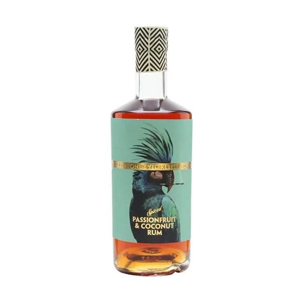 One Eyed Rebel Passionfruit & Coconut Spiced rum 70cl | Buy Online Now!
