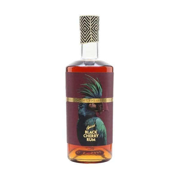 One Eyed Rebel Spiced Black Cherry Rum 70cl | Buy Online Now!