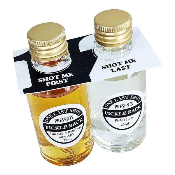 One Last Shot | Pickle Back Duo Shot Set | 2 x 25ml | Buy Online Now!