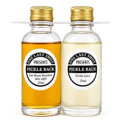 One Last Shot | Pickle Back | Duo Shot Set | 2 x 25ml