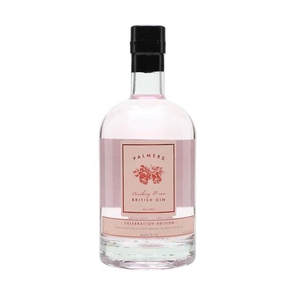 Palmers Strawberry & Rose Gin 70cl | Buy Online Now!