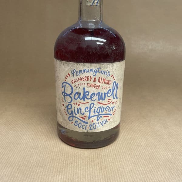 Pennington's Raspberry & Almond Bakewell Gin Liqueur 50cl | Buy Online Now!