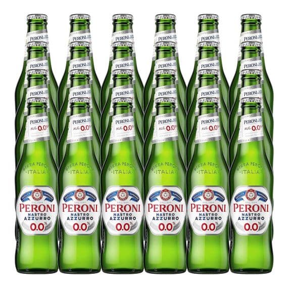 Peroni | Nastro Azzurro | Alcohol Free | Beer | Bottles | 330ml x 24 | Case | Buy Now Online!