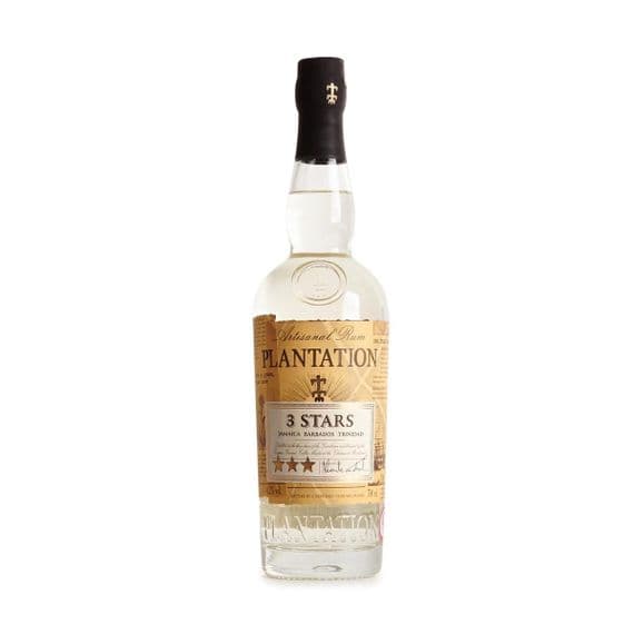 Plantation | 3 Stars | White Rum | 41.2% | 70cl | Buy Online Now!