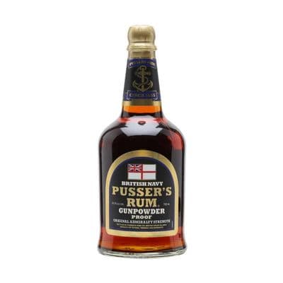 Pussers Gunpowder Proof Black Label Rum 70cl