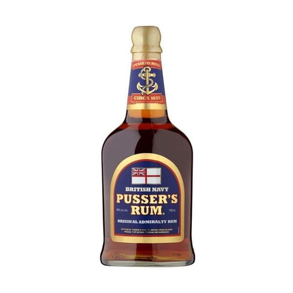 Pussers Original Admiralty Rum Blue Label Rum 70cl | Buy Online Now!