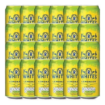 R Whites | Lemonade | Cans | 330ml x 24 | Case