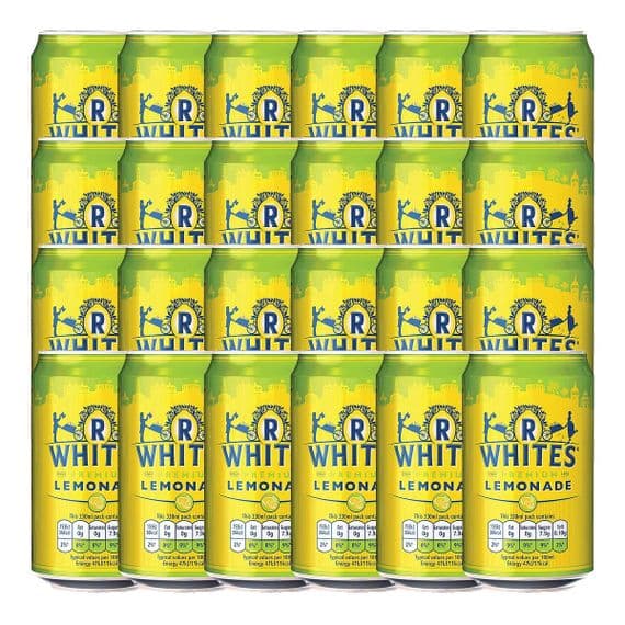R Whites | Lemonade | Cans | 330ml x 24 | Case | Buy Now Online!