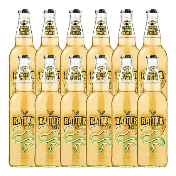 Rattler Mango Cornish Cyder Bottles 12 x 500ml Case (03/25)