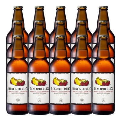 Rekorderlig | Mango & Raspberry | Swedish Cider | Bottles | 500ml x 15 | 4% | Case