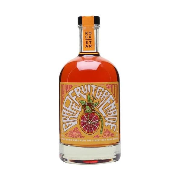 Rockstar Spirits Grapefruit Grenade Overproof Rum 50cl | Buy Online Now!