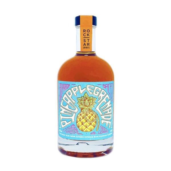 Rockstar Spirits Pineapple Grenade Overproof Rum 50cl | Buy Online Now!