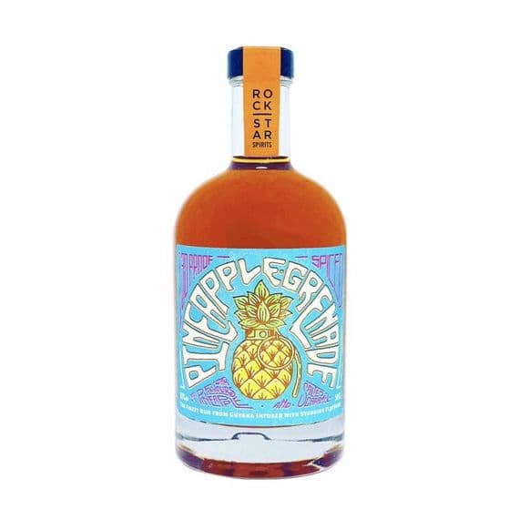Rockstar Spirits Pineapple Grenade Overproof Rum 50cl | Buy Online Now!