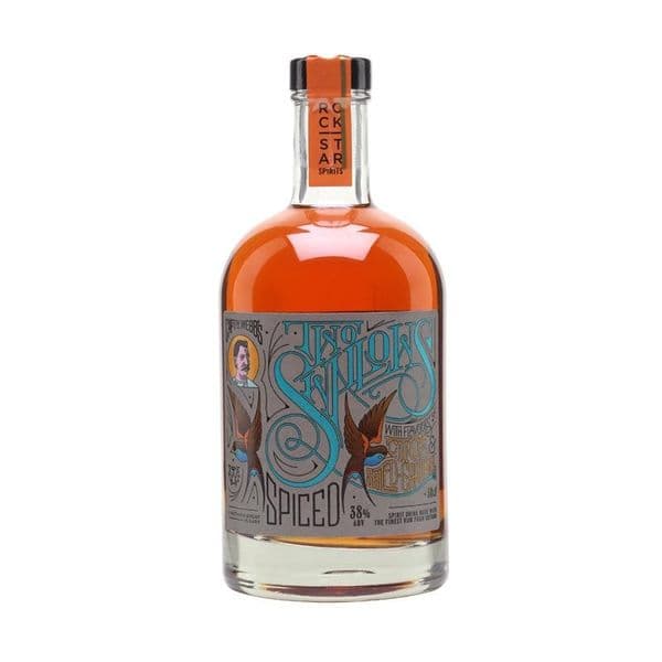 Rockstar Spirits Two Swallows Citrus & Salted Caramel Spiced Rum 50cl | Buy Online Now!
