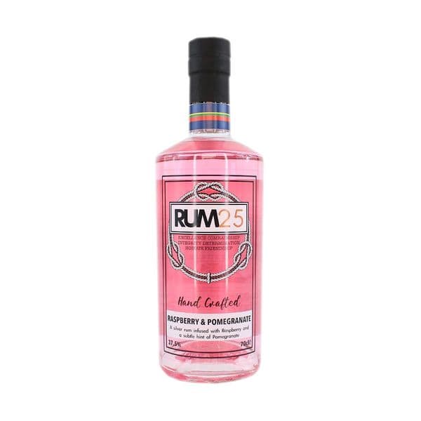 Rum 25 Raspberry & Pomegranate Rum 70cl | Buy Online Now!