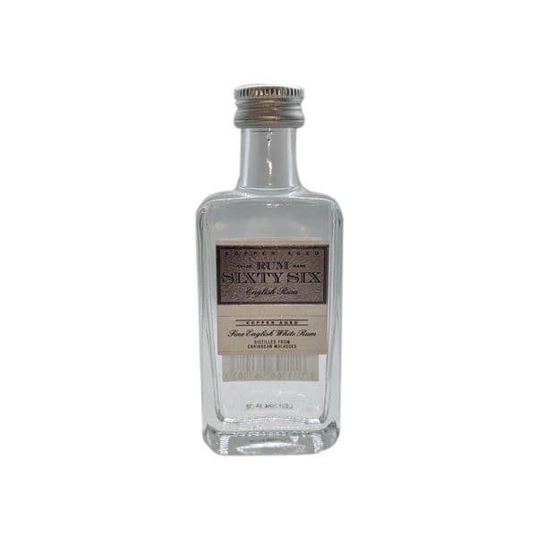 Rum Sixty Six English White Rum Miniature 5cl | Buy Online Now!