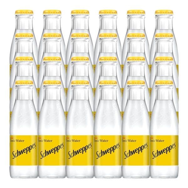 Schweppes Indian Tonic Water Bottles 125ml x 24 Case | Buy Now Online!