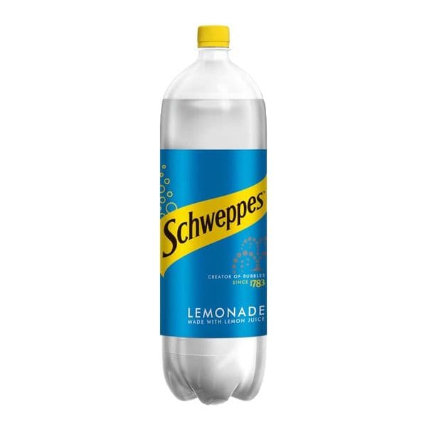 Schweppes Lemonade Bottles 6 x 2L | Buy Now Online!