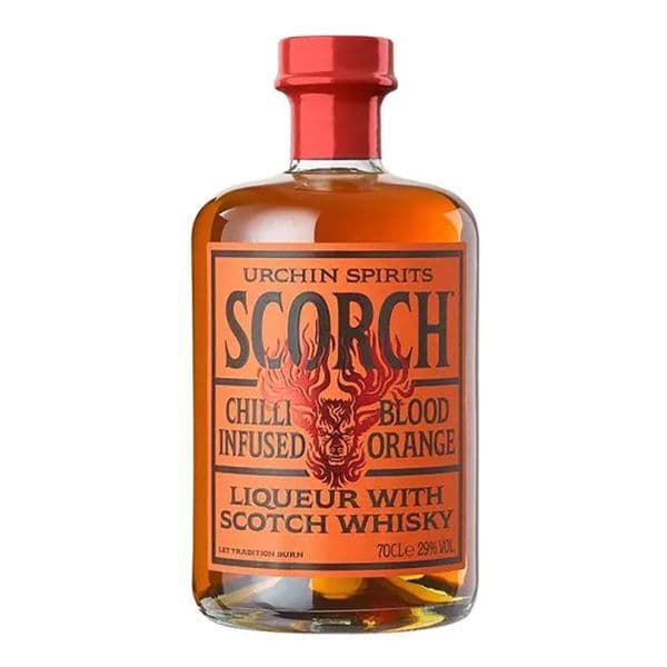 Urchin Spirits Scorch Chilli Infused Blood Orange Whiskey Liqueur 70cl | Ginspiration.uk
