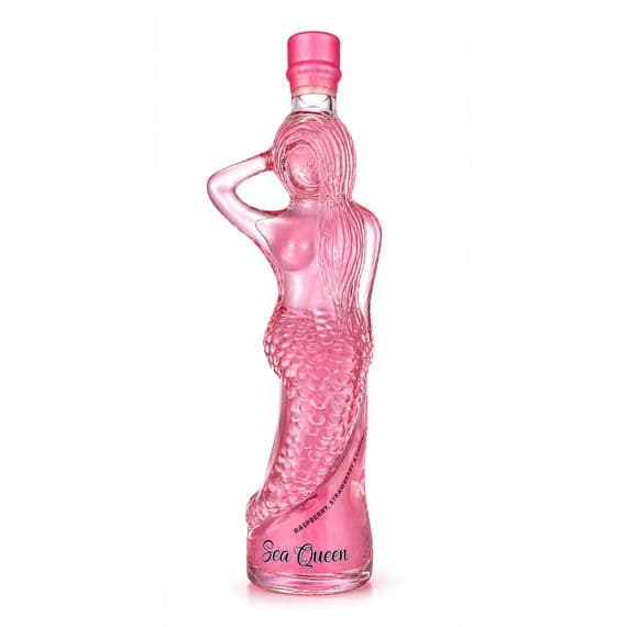 Sea Queen | Pink Berry | Mermaid Bottle | Gin Spirit | 29% | 50cl  Buy Now Online!