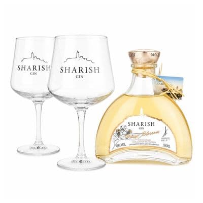 Sharish |  2 x Glass Pack | Orange Blossom | Gin | 40% | 50cl
