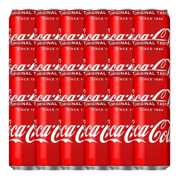 Coca Cola Cans 24 x 330ml Case | Buy Now Online!