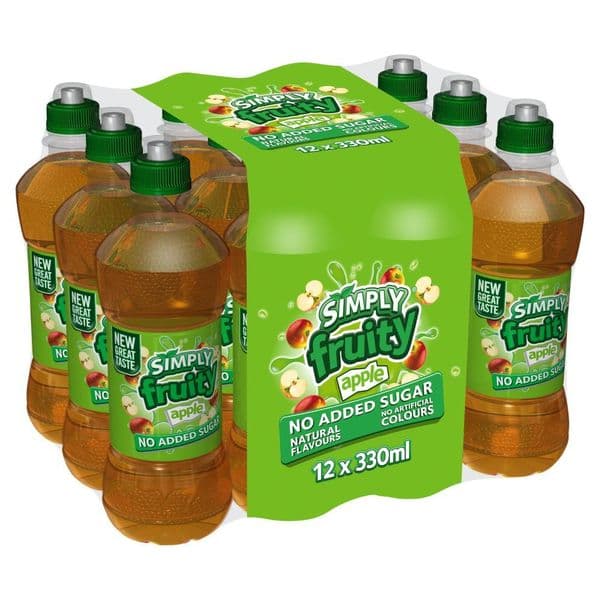 Simply Fruity Apple Juice Bottles 12 x 330ml Case (02/26)