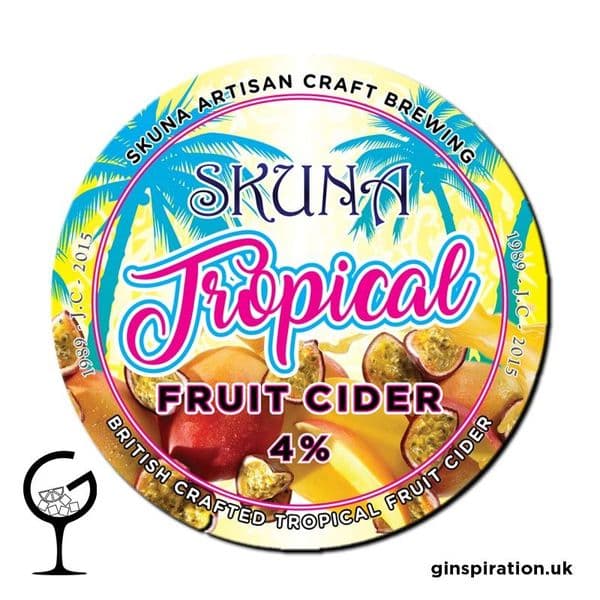 Skuna Tropical Craft Fruit Cider 11g Keg | Ginspiration.uk