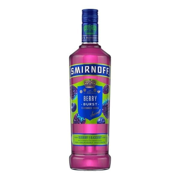 Smirnoff Berry Burst Vodka 70cl | Buy Online now!
