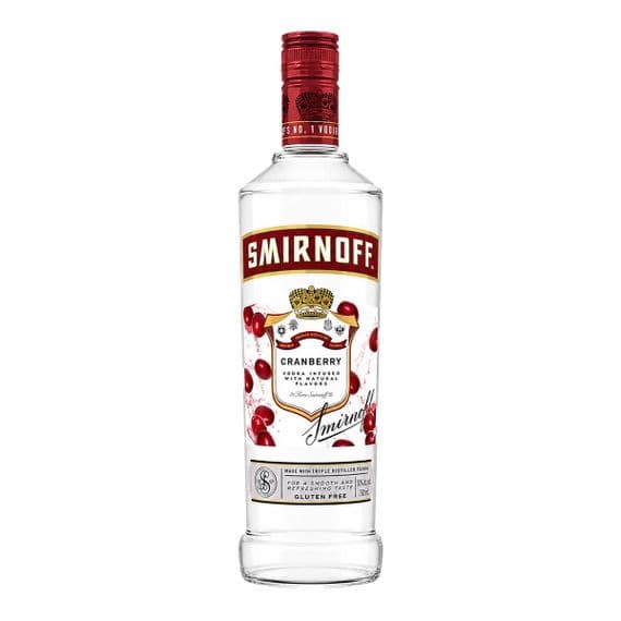 Smirnoff | Cranberry | Flavoured Vodka | Gluten Free | 35% | 70cl | Buy Online now!