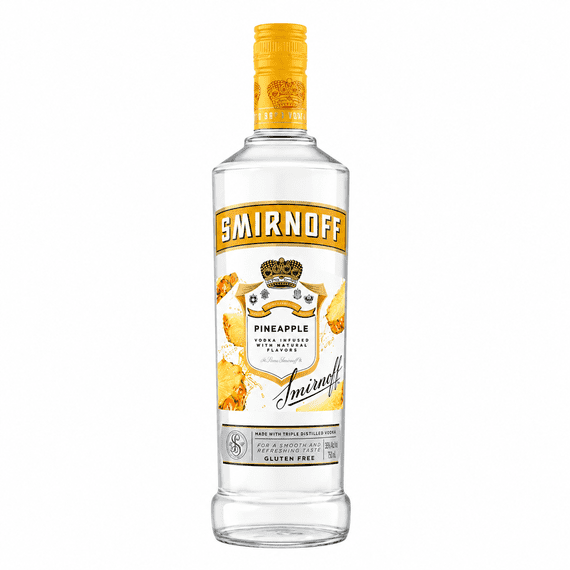 Smirnoff | Pineapple | Flavoured Vodka | Gluten Free | 35% | 75cl | Buy Online now!
