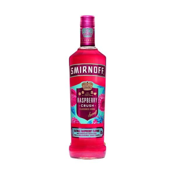 Smirnoff Raspberry Crush Vodka 70cl | Buy Online Now!