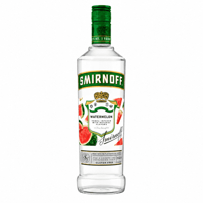 Smirnoff | Watermelon | Flavoured Vodka | Gluten Free | 35% | 75cl