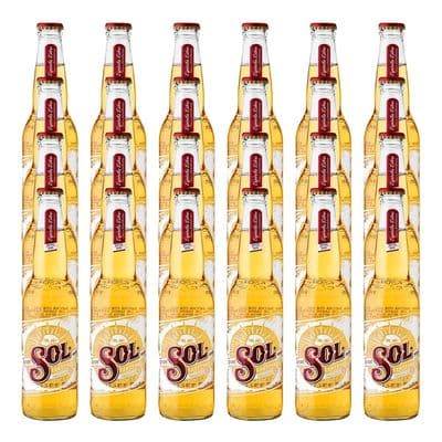 Sol Cerveza | Beer | Bottles | 330ml x 24 | 3.4% | Case (31/5/26)