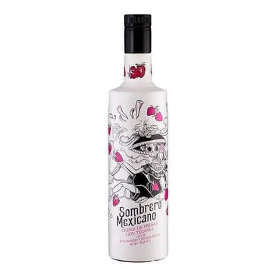 Sombrero Mexicano Strawberry Tequila Cream Liqueur 70cl
