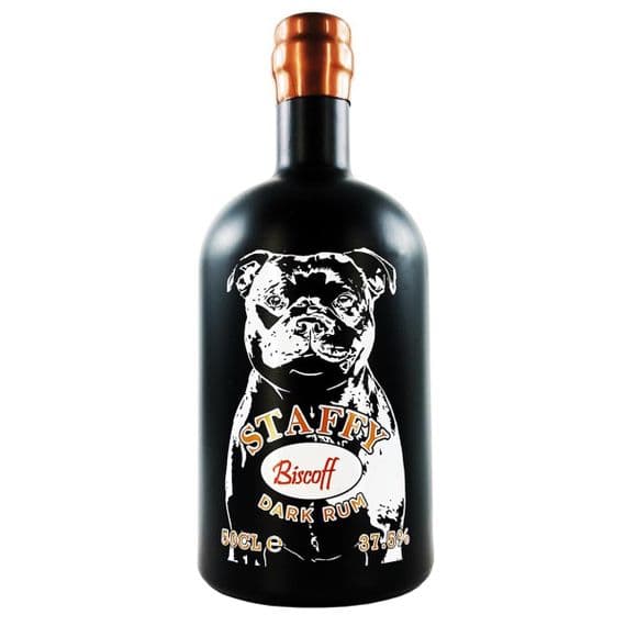 Staffy | Biscoffee | Cinnamon & Ginger | Caribbean | Dark Rum | Spirit | 28% | 50cl | Buy Online Now!