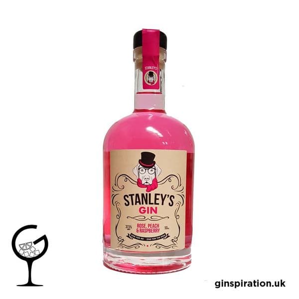 Stanley's Rose Peach & Raspberry Gin 50cl | Ginspiration.uk