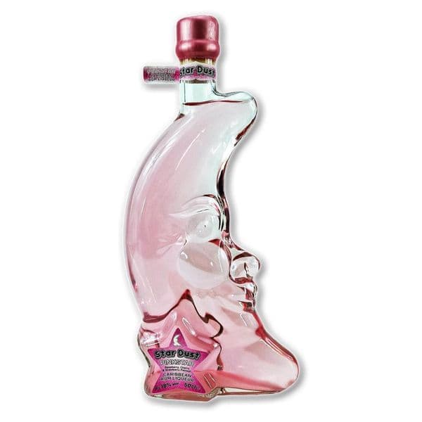 Star Dust | Pinkstar Raspberry, Strawberry & Cherry | Caribbean White Rum Shimmer Liqueur 50cl | Ginspiration.uk