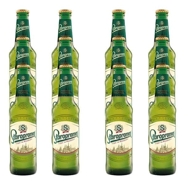 Staropramen  Premium Lager Bottles 12 x 330ml Case