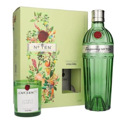 Tanqueray | No Ten | Scented Candle | Gift Set | 41.3% | 70cl
