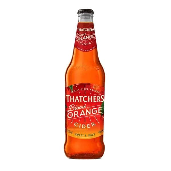 Thatchers Blood Orange Cider Bottles 6 x 500ml Case | Buy Online Now!